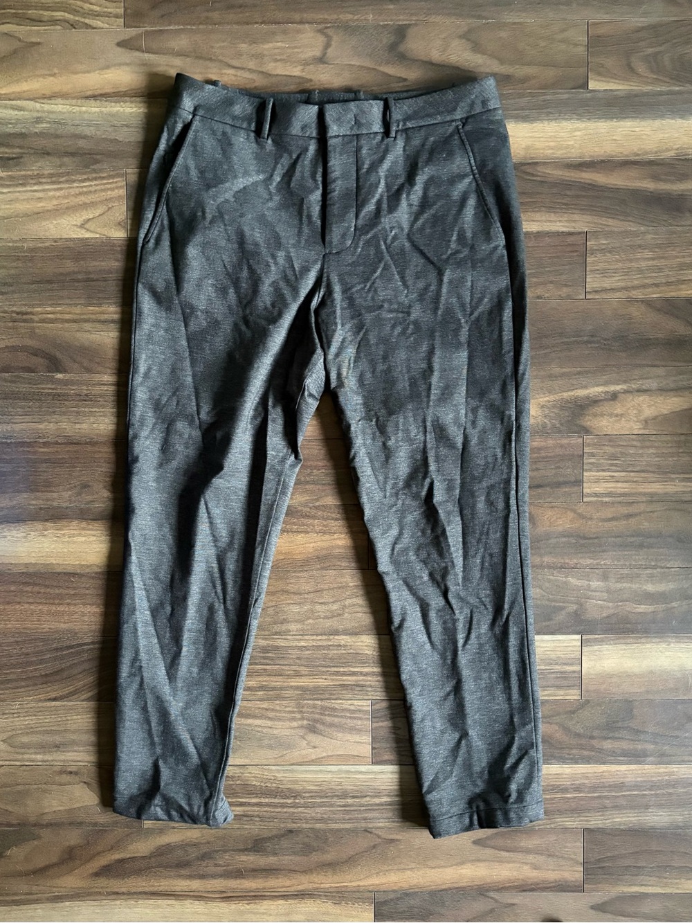 Kit and Ace Men's Charcoal Gray Dress Pants